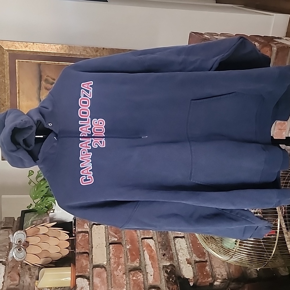 Hanes Ultimate Cotton Vintage 2006 Campapalooza Hoodie Y2K